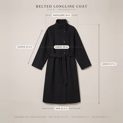 Belted Longline Coat