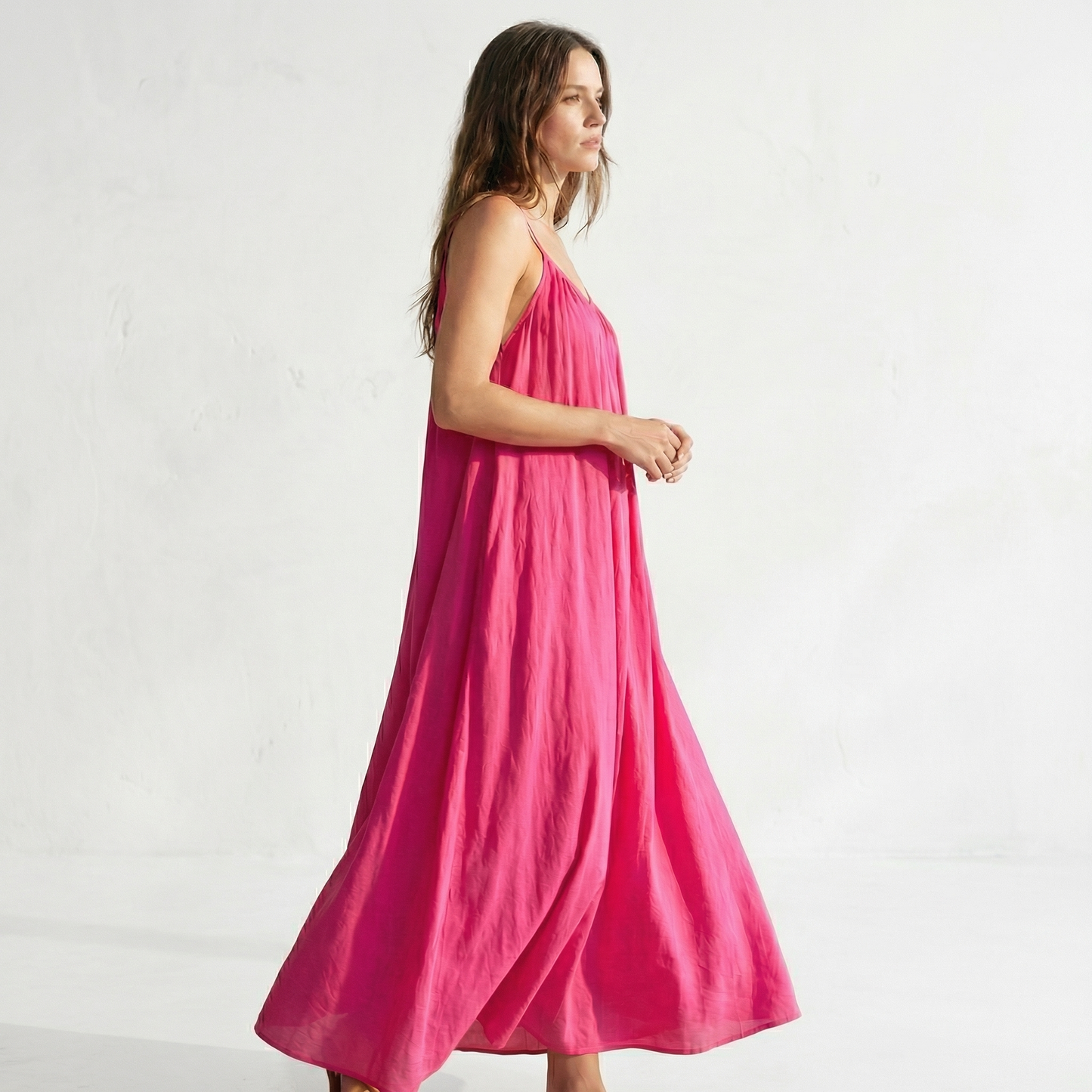 Low Backless Flow Dress