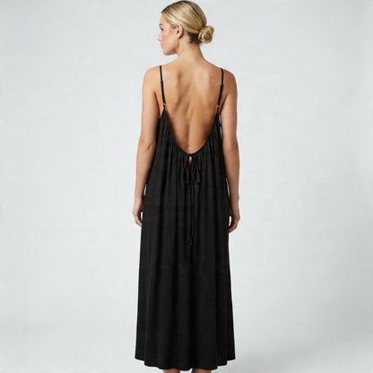 Low Backless Flow Dress