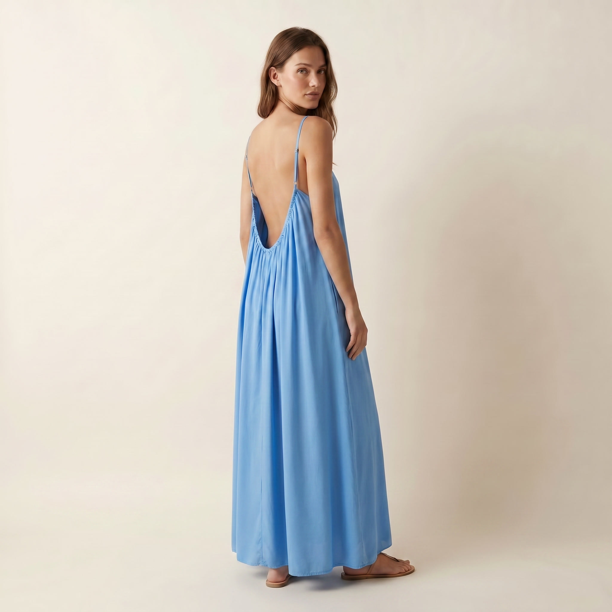 Low Backless Flow Dress – NYRA